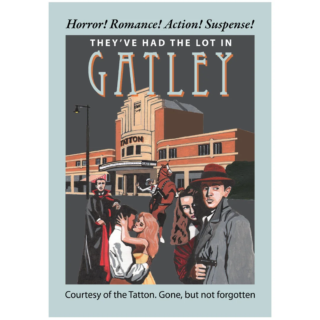 Gatley poster, by Eric Jackson, Statement Artworks