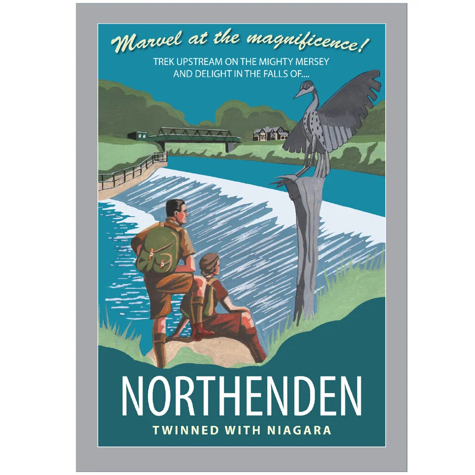 Northenden poster, by Eric Jackson, Statement Artworks