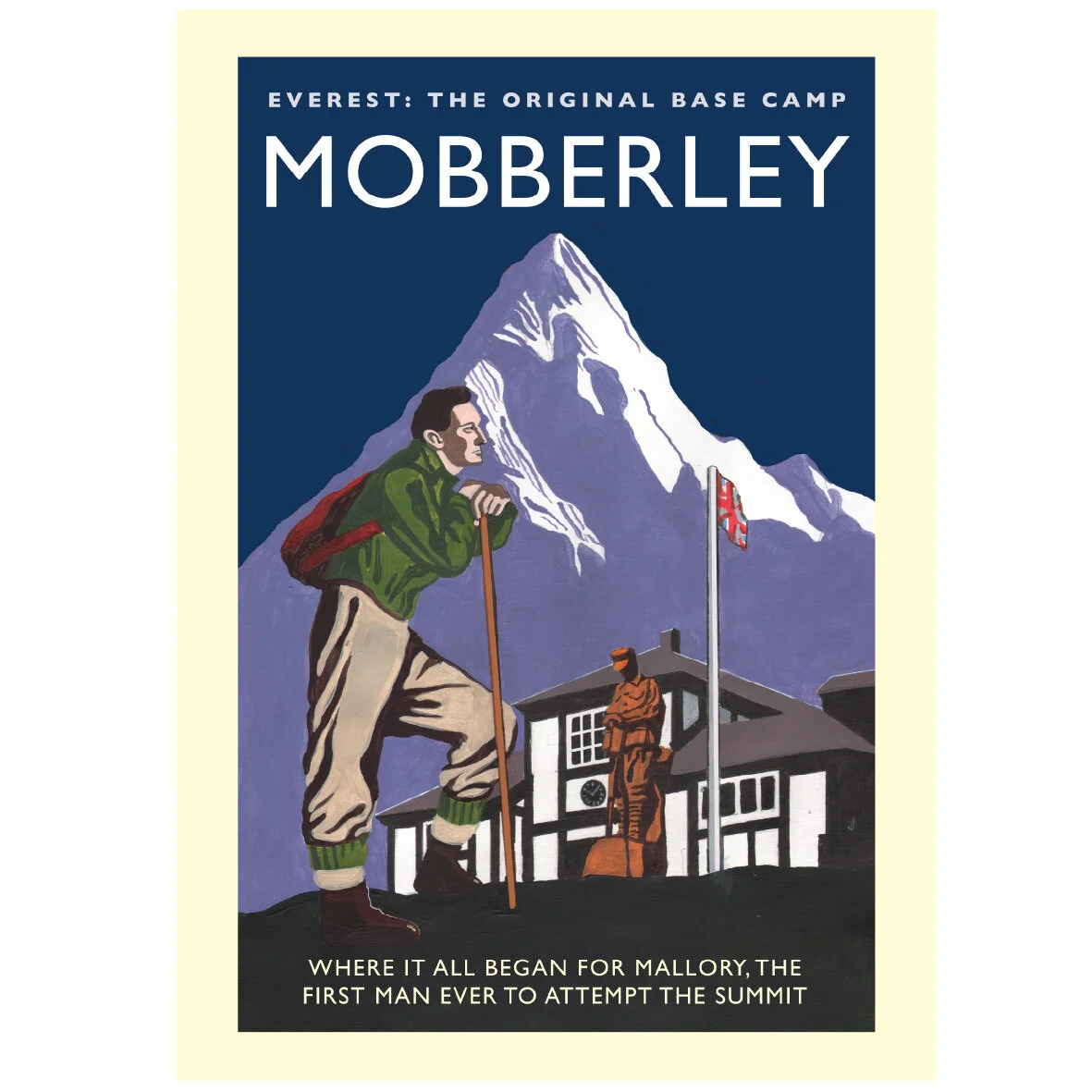 Mobberley poster by Eric Jackson, Statement Artworks