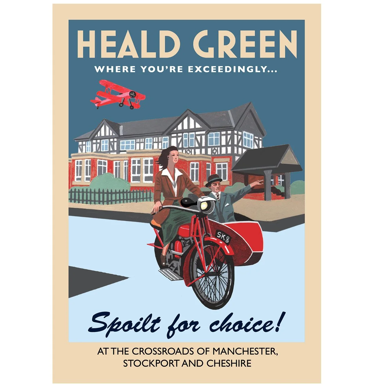 Heald Green poster, by Eric Jackson, Statement Artworks