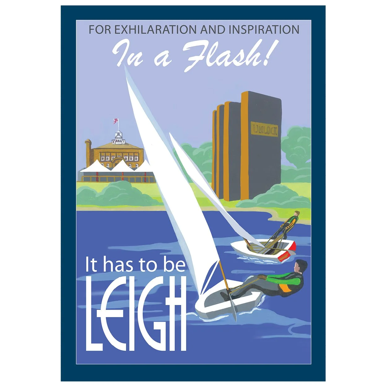 Leigh poster, by Eric Jackson, Statement Artworks
