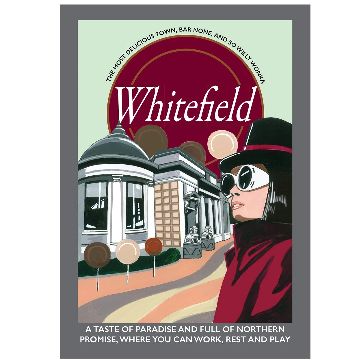 Whitefield poster, by Eric Jackson, Statement Artworks www.statementartworks.com