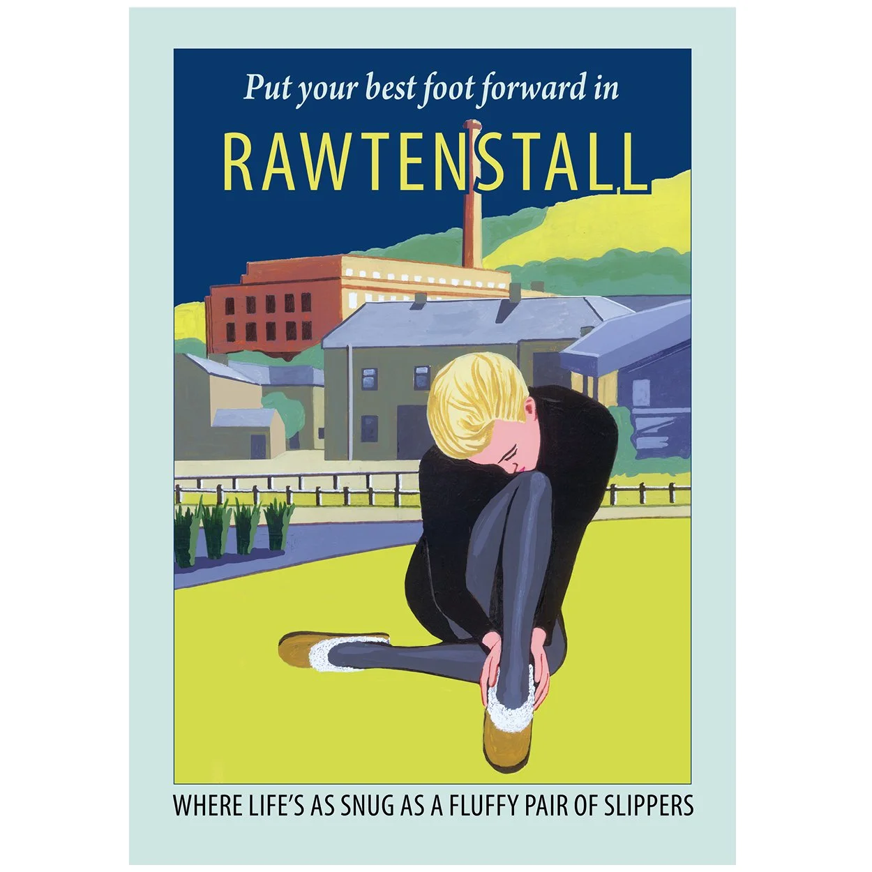 Rawtenstall poster, by Eric Jackson, www.statementartworks.com
