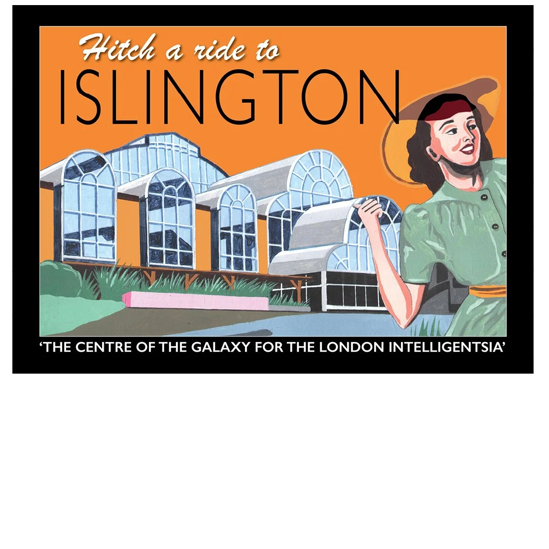 Islington, London poster, by Eric Jackson, Statement Artworks
