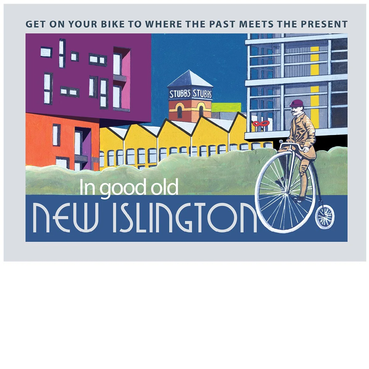 New Islington poster by Eric Jackson, Statement Artworks www.statementartworks.com