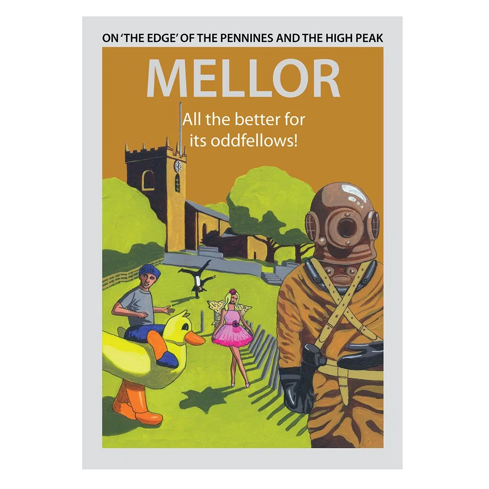 Mellor poster, by Eric Jackson, Statement Artworks statementartworks.com