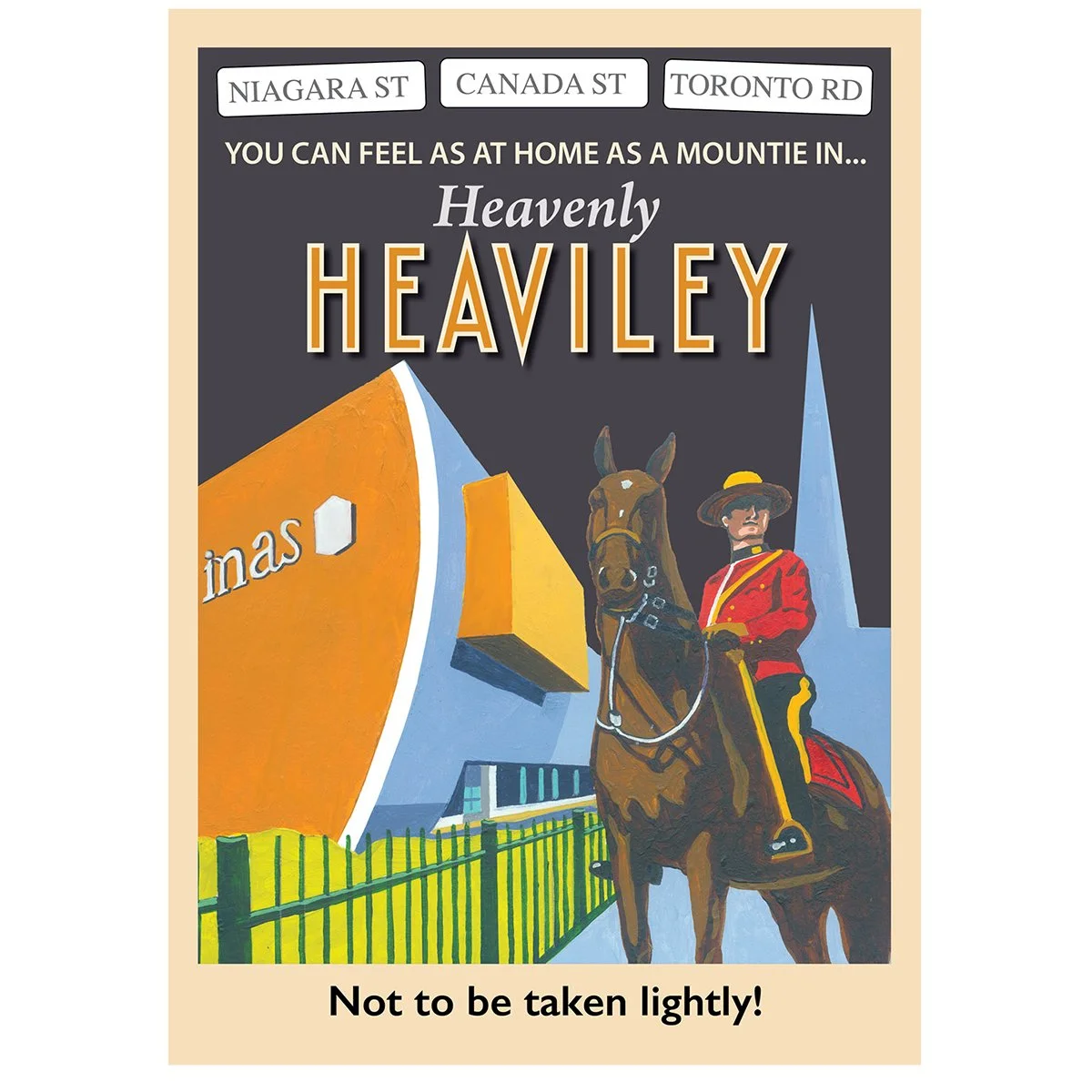 Heaviley poster, by Eric Jackson, Statement Artworks www.statementartworks.com