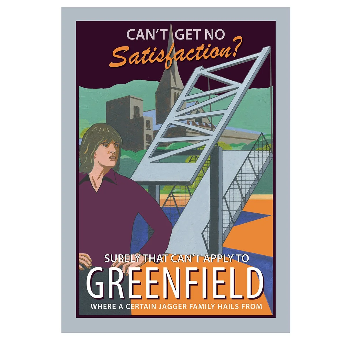 Greenfield poster, by Eric Jackson, www.statementartworks.com