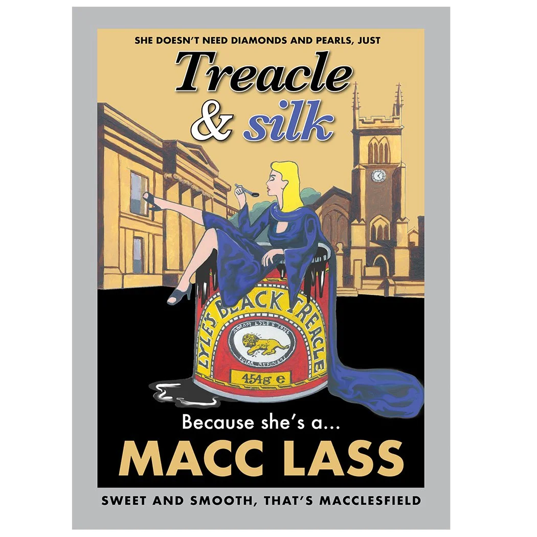 Macc Lass Macclesfield poster, by Eric Jackson, Statement Artworks