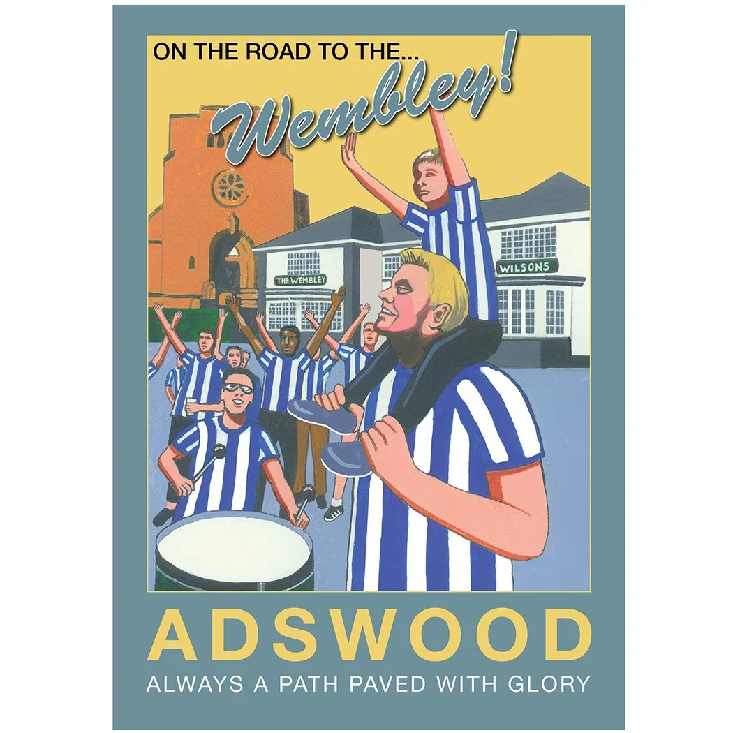 Adswood poster, by Eric Jackson www.statementartworks.com
