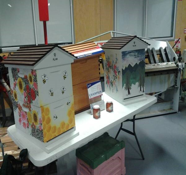 CHCCS's painted flow hives