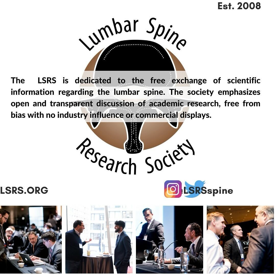 The LSRS mission and vision gives the annual meeting and icl a different feel. A worthwhile experience for our 200+ attendees. Still time to register! LSRS 2024 &gt;&gt; May 1-3,2024 SOFITEL Chicago www.LSRS.org

 #orthopedicsurgery #neurosurgery #ne
