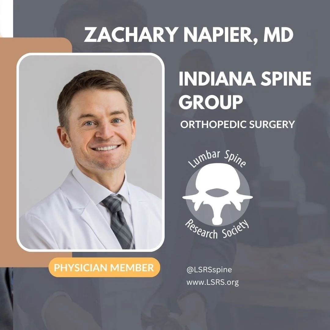 Welcome incoming LSRS Members 
Zachary NaPier, MD
Orthopedic Surgery
Indiana Spine Group
Carmel, IN
@napierspine 
 Sohaib Hashmi, MD
Orthopedic Surgery
University of California Irvine
Orange, CA

Matthew Meade, DO
Orthopedic Surgery
New England Bapti