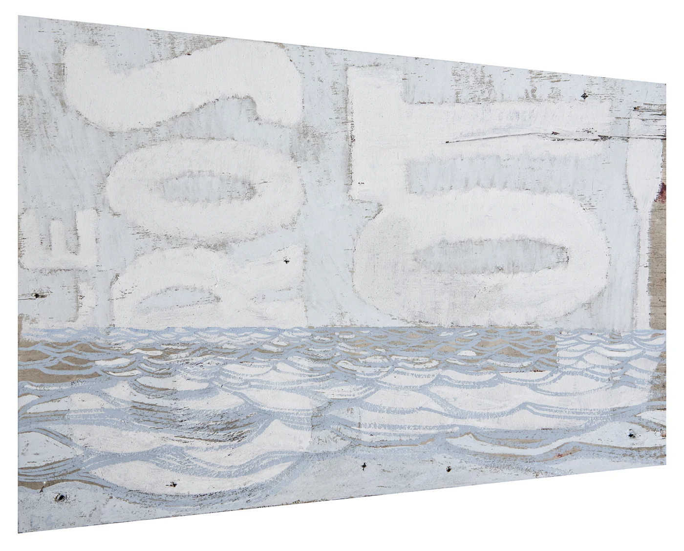 Le Gros Lot 2014 · 28 x 22 cm · Gouache on sign