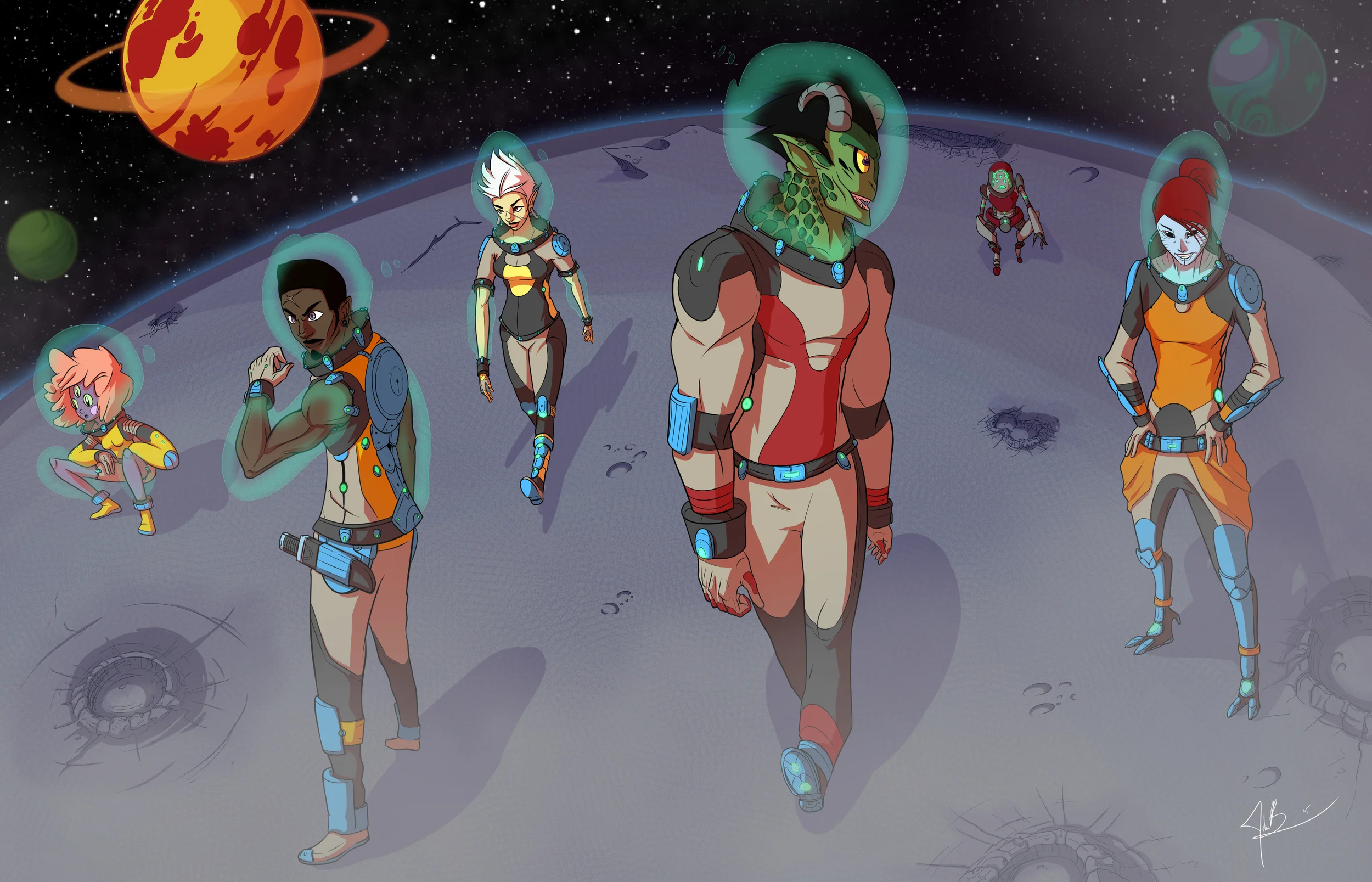 Crew of the Starship Cirrion