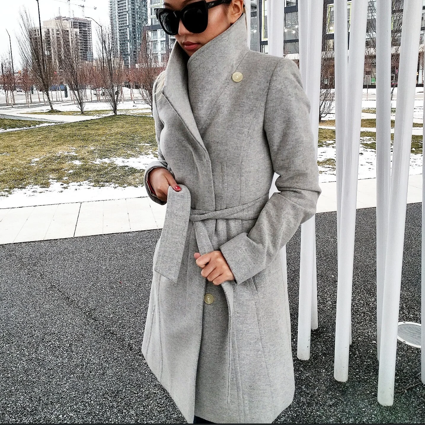 aritzia cristobal coat