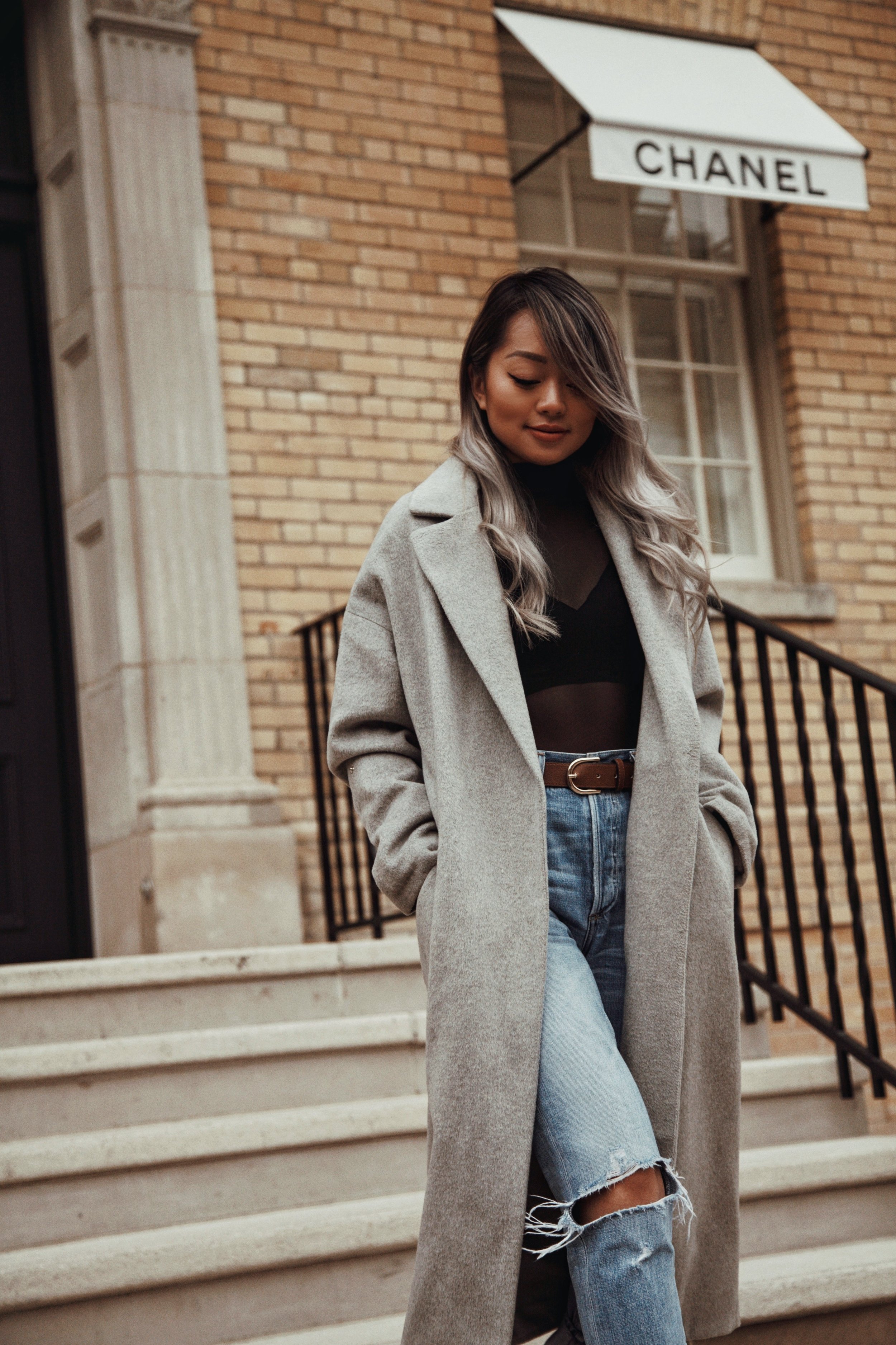 slouch wool coat aritzia