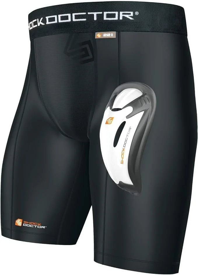 SHOCK DOCTOR CORE COMPRESSION SHORT WITH BIO-FLEX CUP