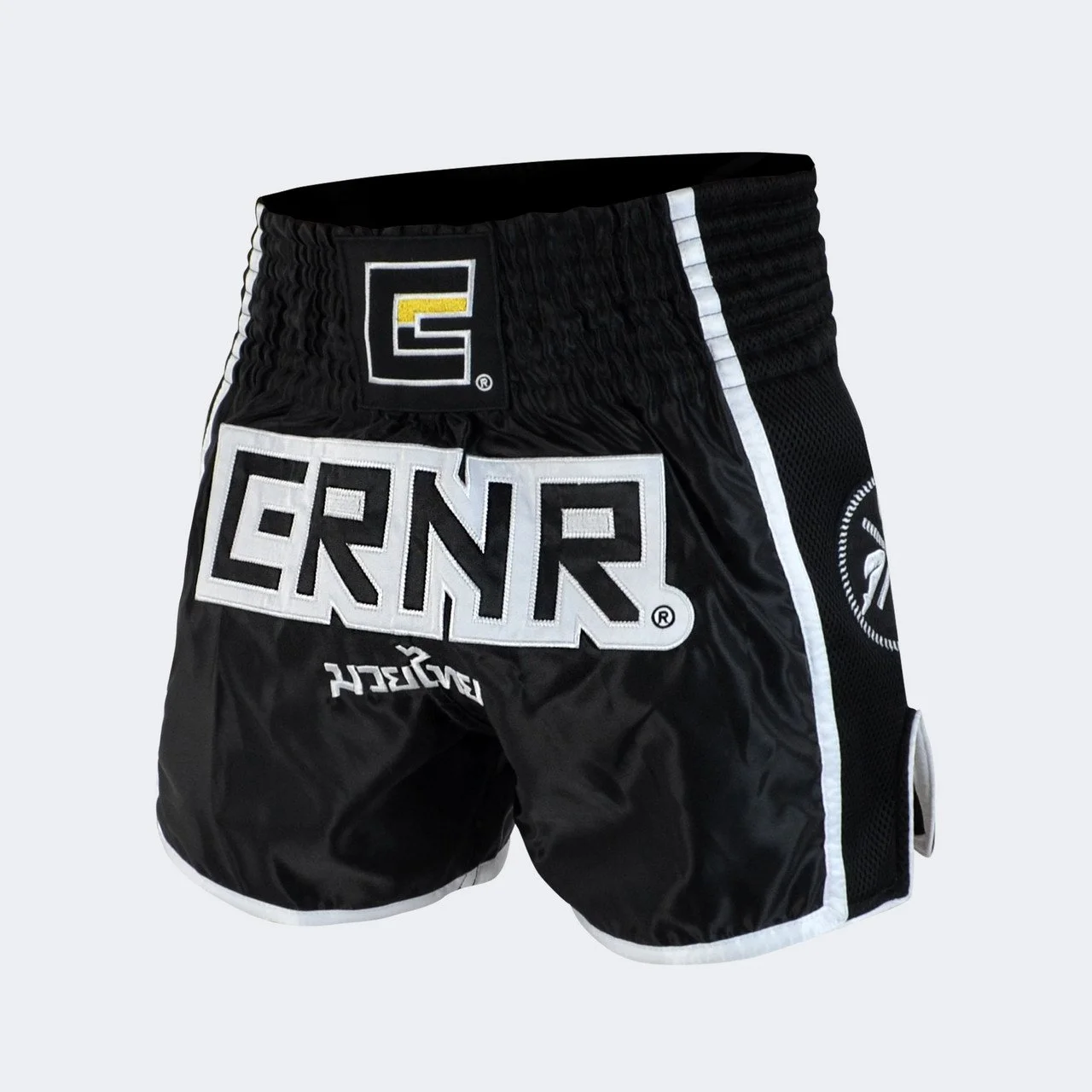 Combat Corner Muay Thai Shorts White/Gold