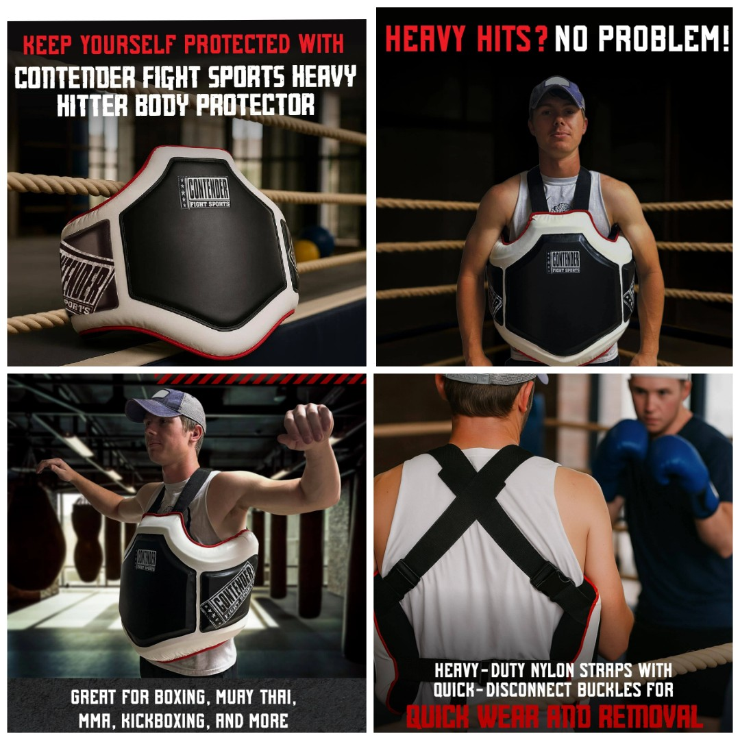 CONTENDER FIGHT SPORTS HEAVY HITTER BOXING BODY PROTECTOR