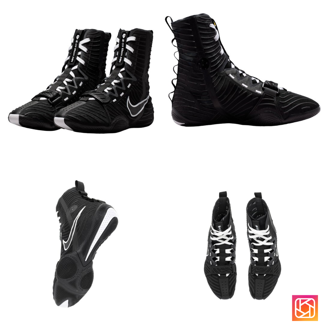 NIKE HYPERKO 3 BOXING SHOES BLACK/WHITE