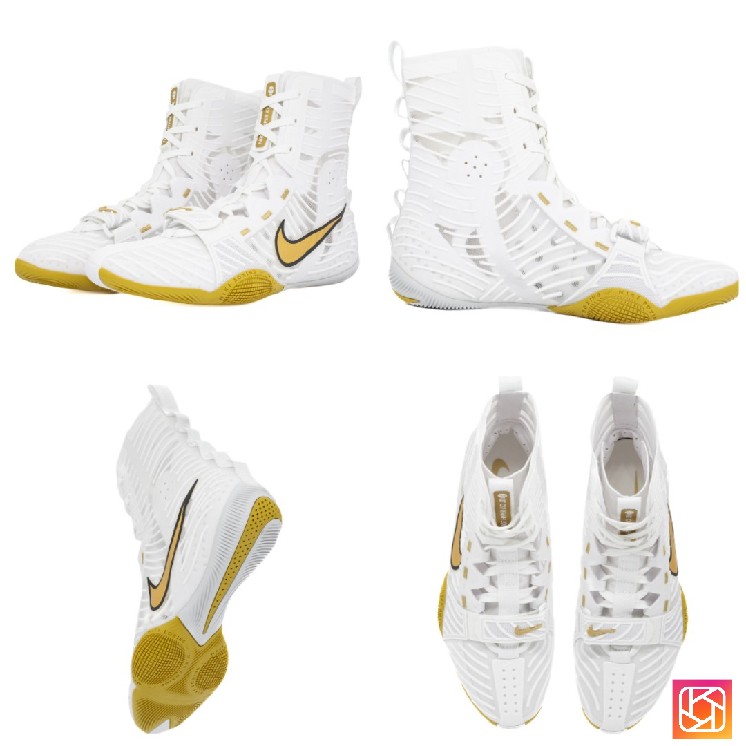 NIKE HYPERKO 3 BOXING SHOES WHITE/GOLD