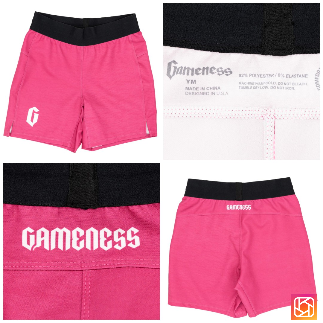 GAMENESS GIRL'S TEMPEST GRAPPLING SHORTS