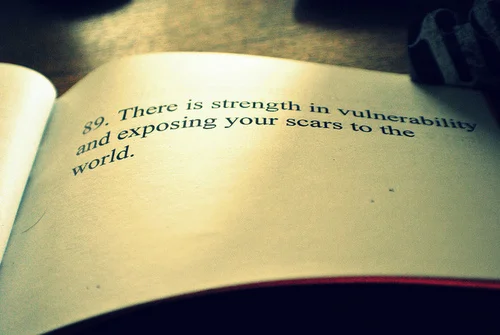 Find power in vulnerability