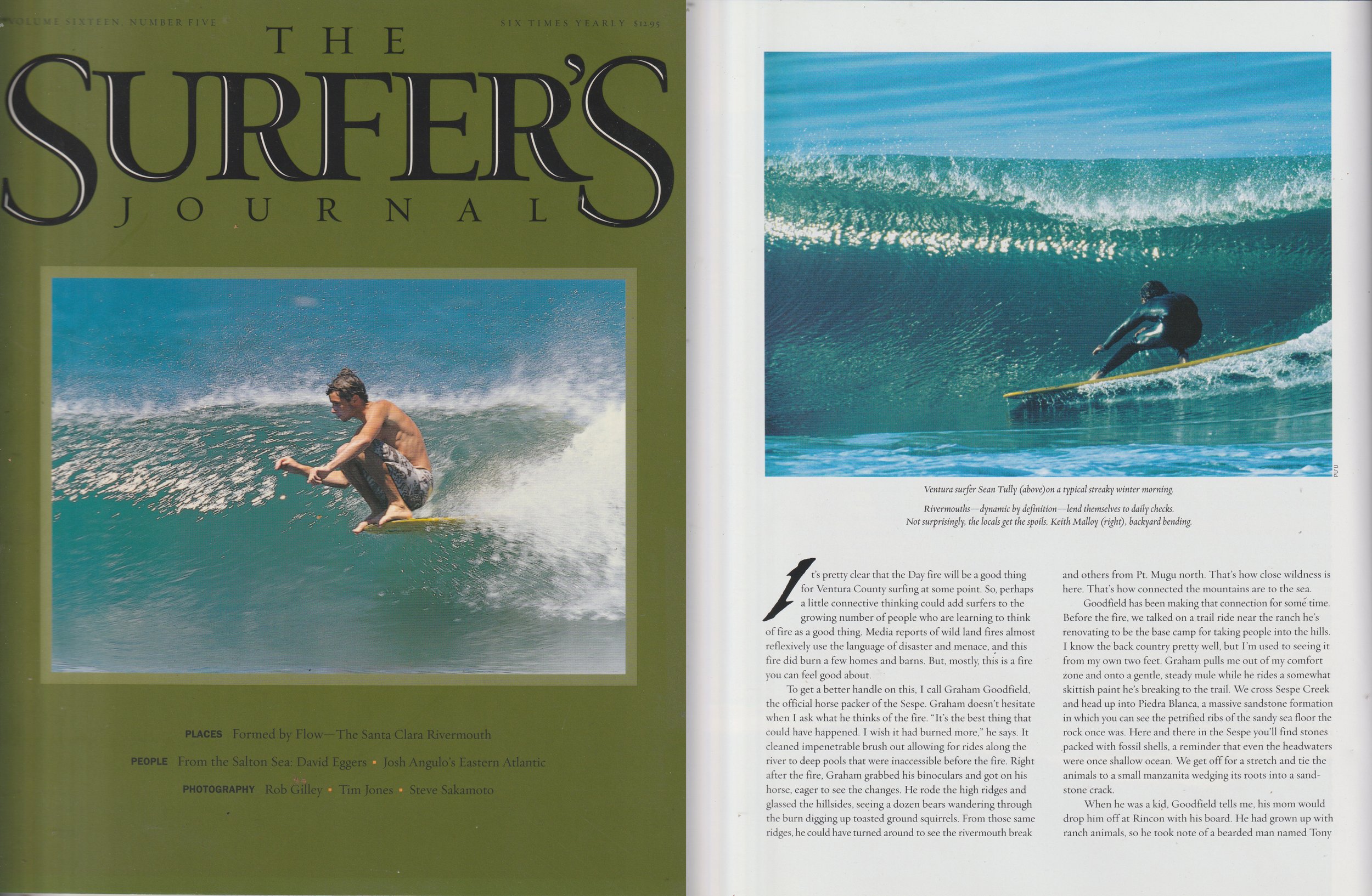 The Surfer's Journal /// Half Page Spread