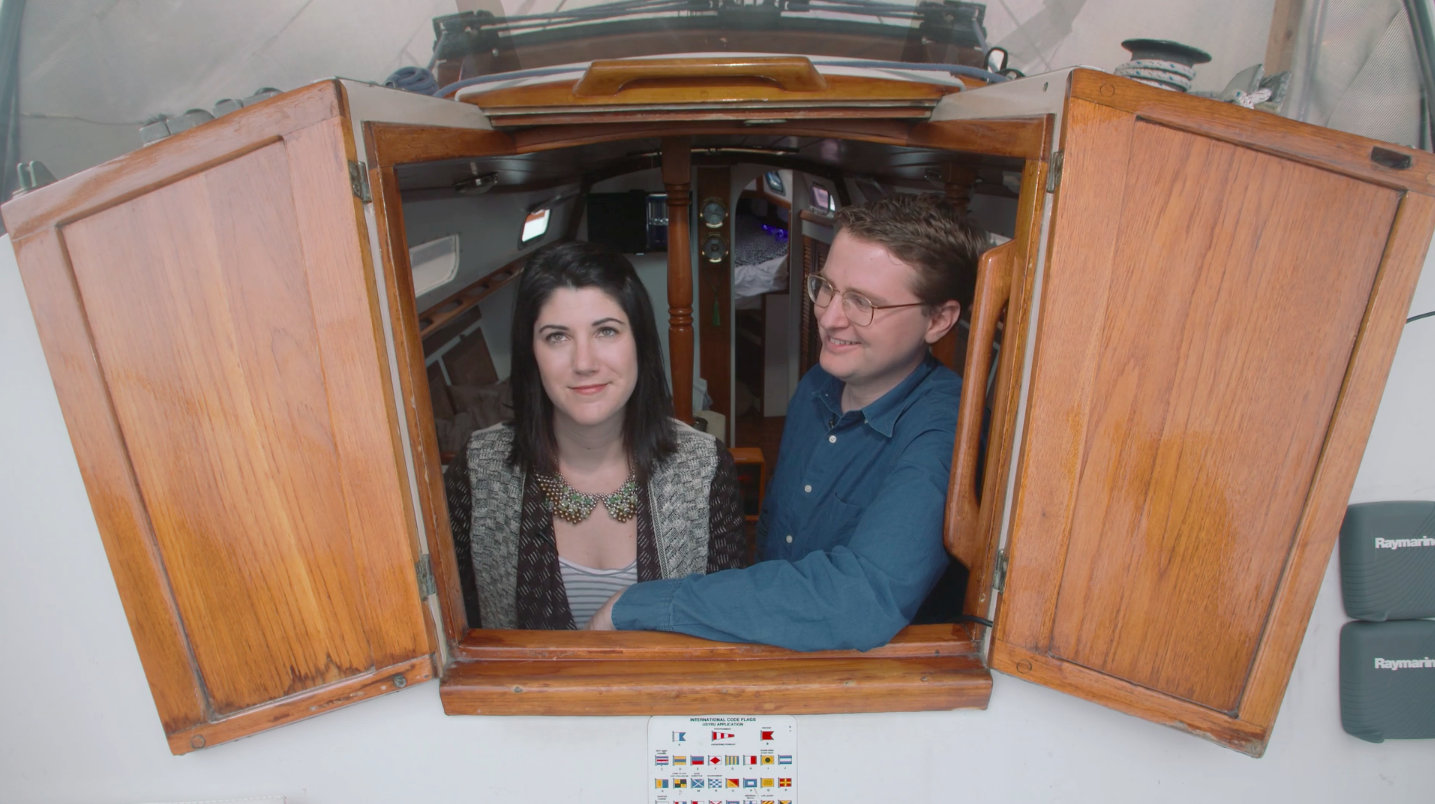 A couple's guide to living aboard a boat in winter.