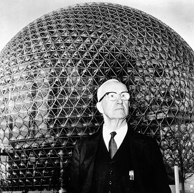 This is Buckminster Fuller, all around genius and inventor of the geodesic dome. He once invented a shower head that sprayed such a fine mist it would clean a persons skin without the need for soap. The world wasn&rsquo;t ready for his soapless showe