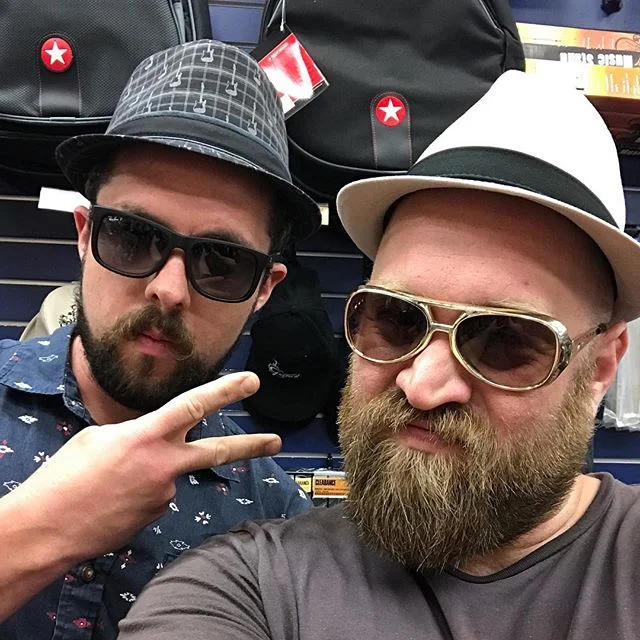 Tonight at Lafayette&rsquo;s.  9pm downbeat.  #realmenwearfedoras #guitarcenterapparel