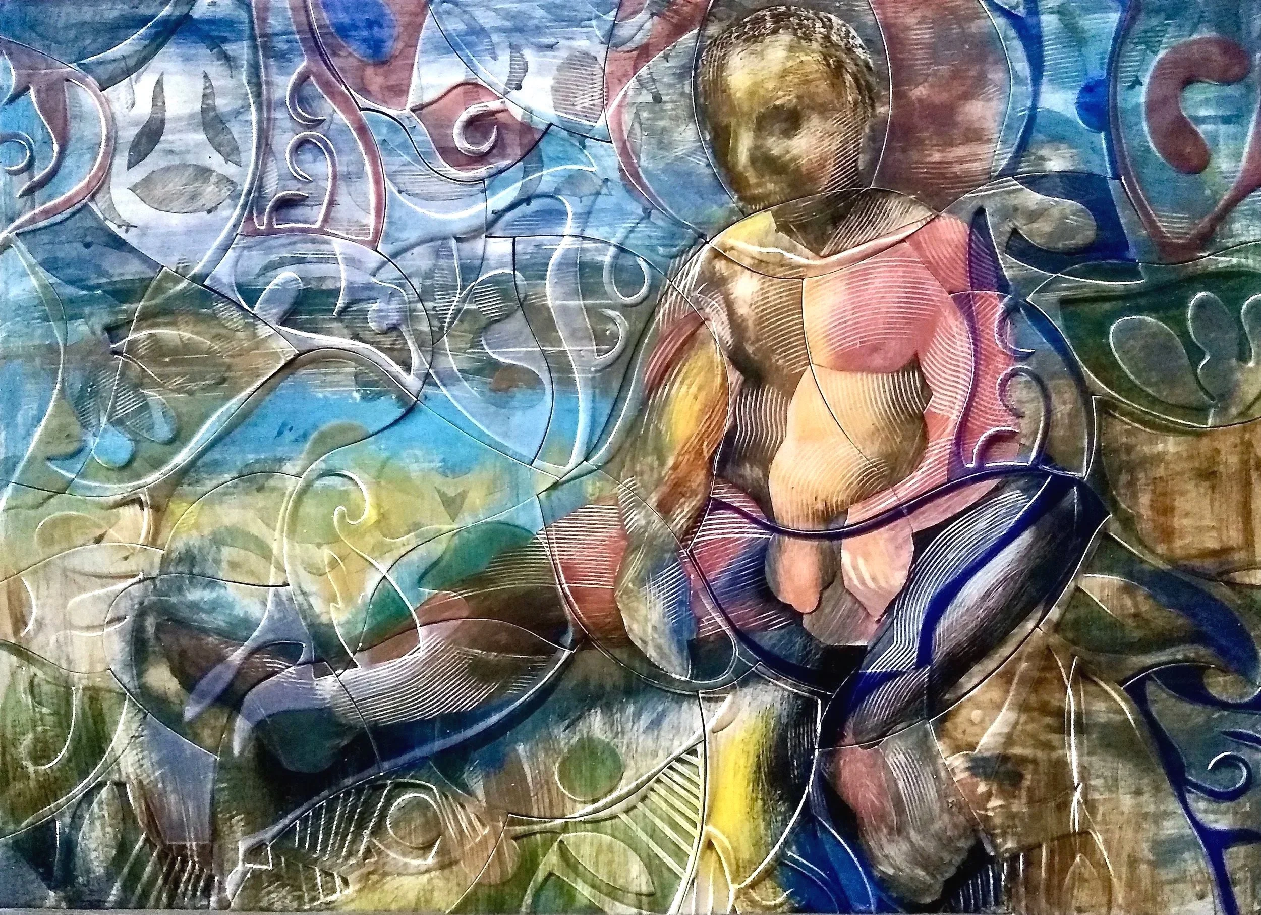 Being  (44" x 33")