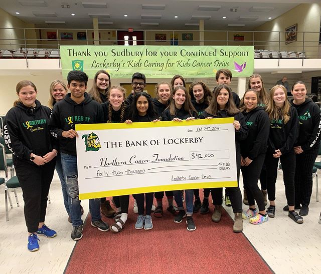 On behalf of this years Cancer Drive committee, we would like to thank everyone on helping us spread awareness and raising $42,000 for the @ncfsudbury . 
Thank you for making this years Cancer Drive so successful, and we hope to see everyone back nex