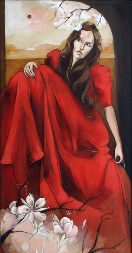 Magnolia's Red Dress