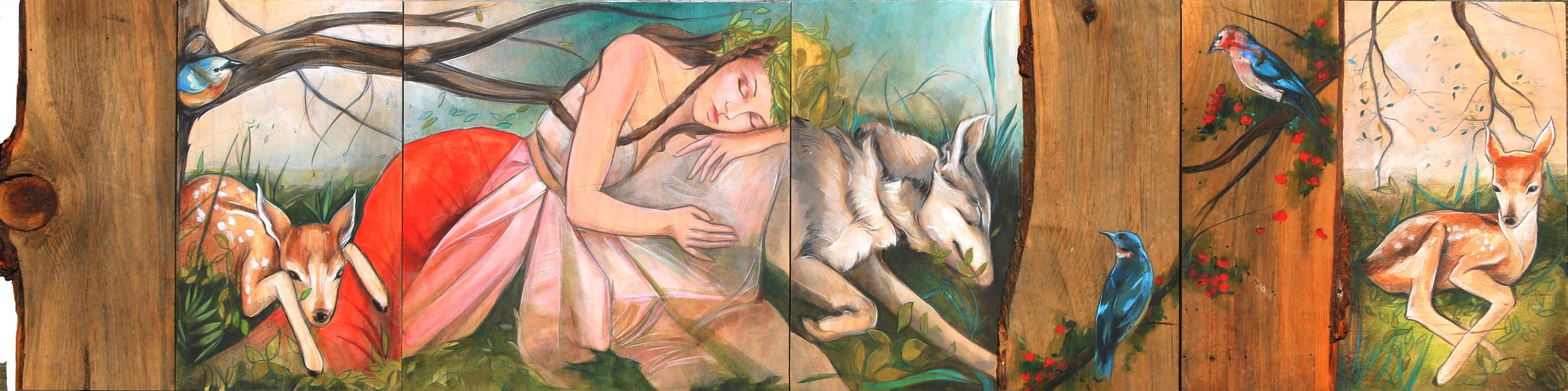 Maiden with the Wolf