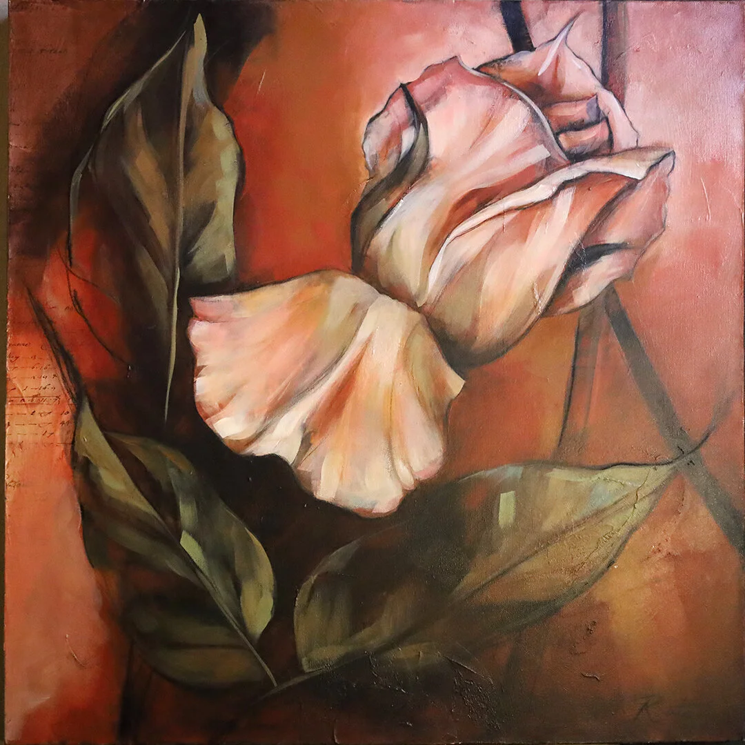 This rich rose has thick sweeping brush strokes and plenty of texture.
#throwbackthursday