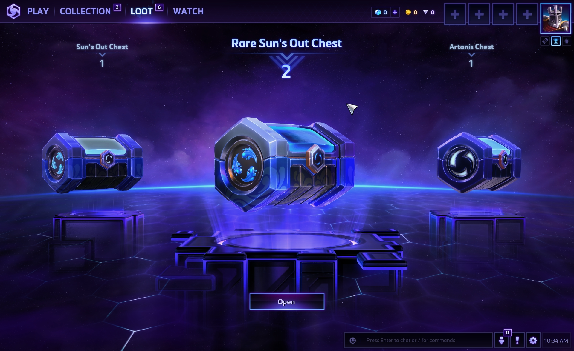 Loot Chest Carousel