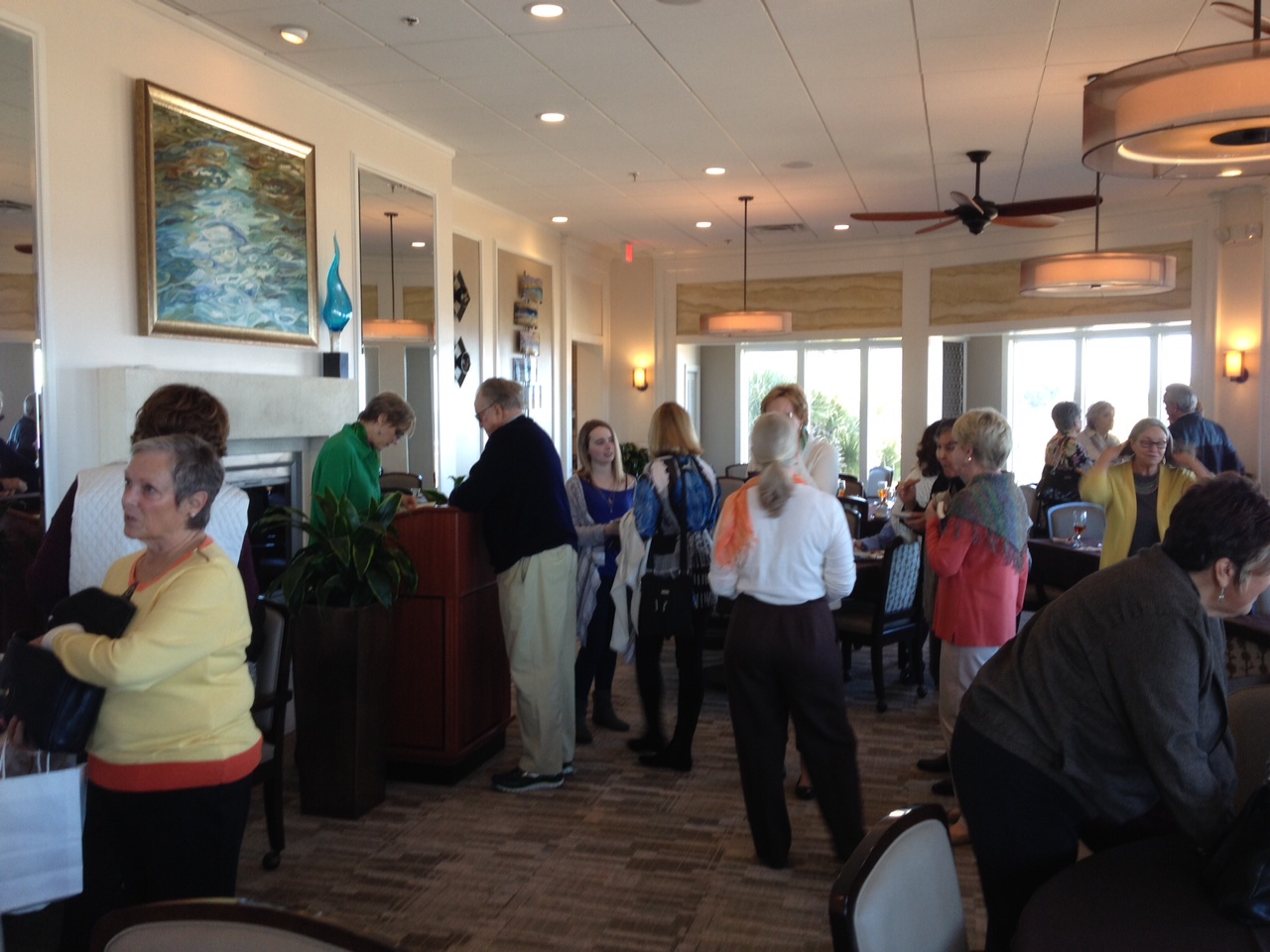 Book signing at Omni, Amelia Island