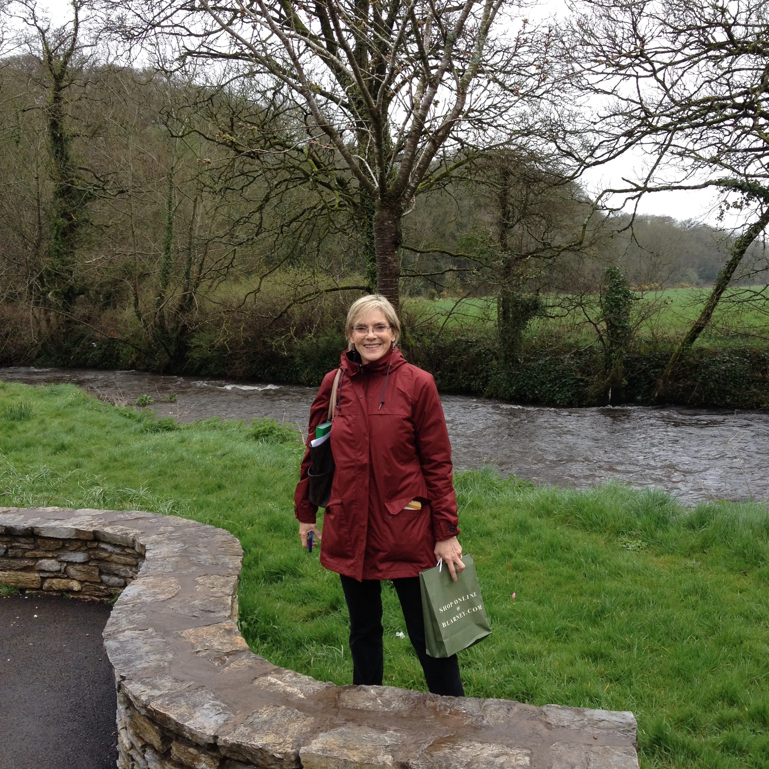 At the entrance to Blarney Castle