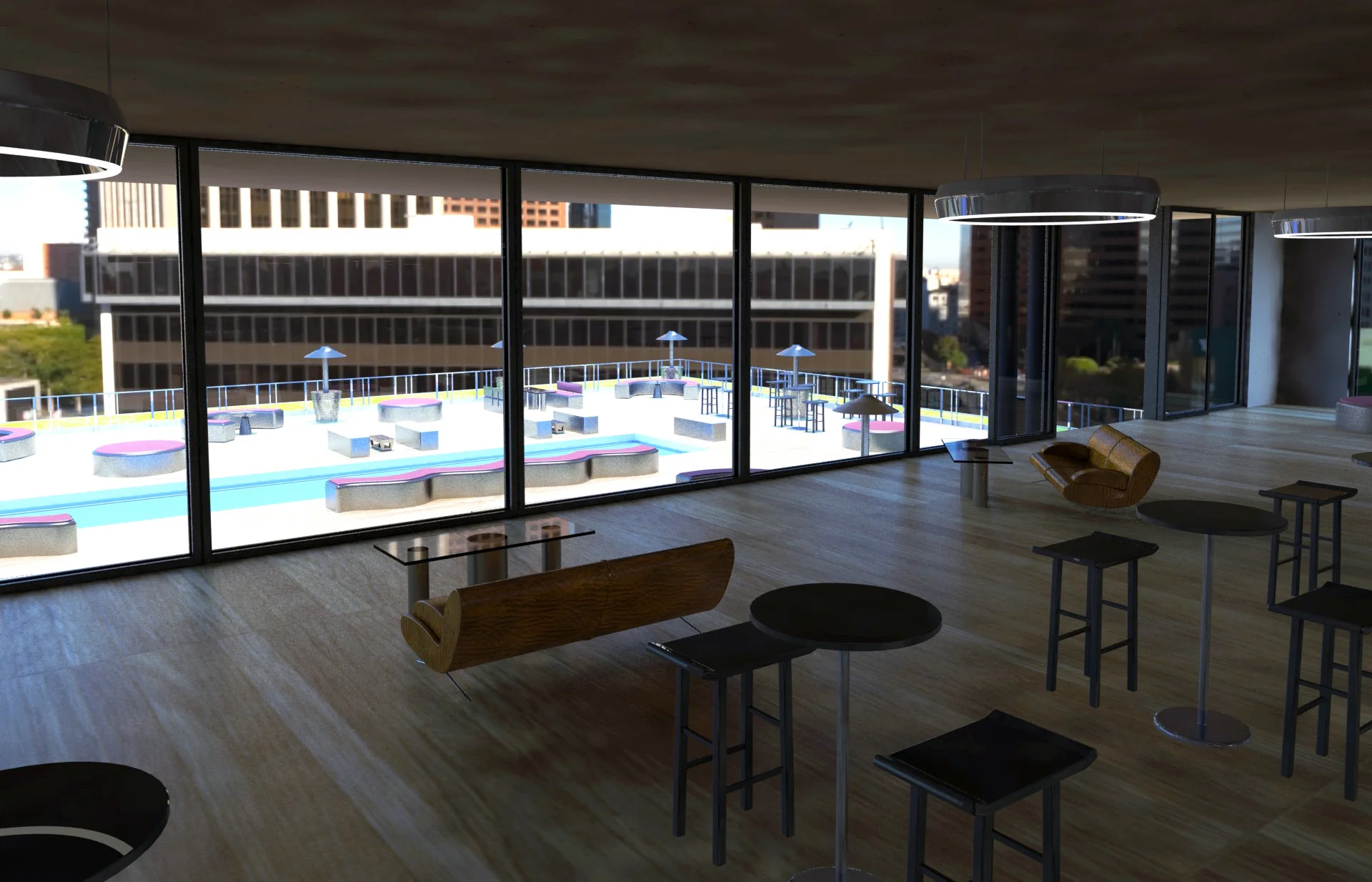 View Towards the Outdoor Deck