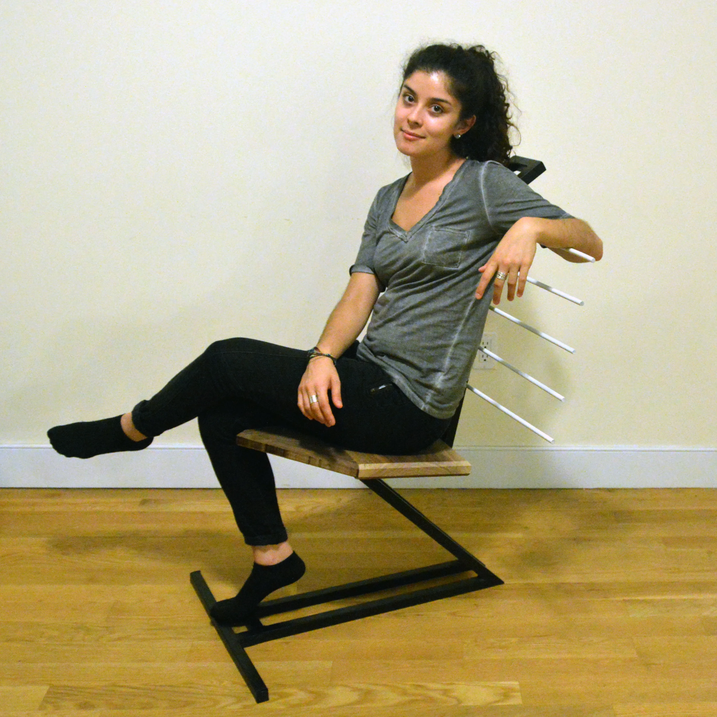 Back Rest Being Used as an Arm Rest