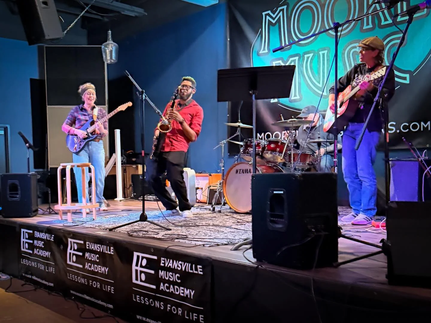 Last night was a real treat for us getting to share the stage with some of our brothers in music, @monteskelton @antrideout and @ericduke98 at the EMA teacher jam 🫶🏼 It was an honor to fall into the pocket with you guys and your talent ❤️ 

#thehon