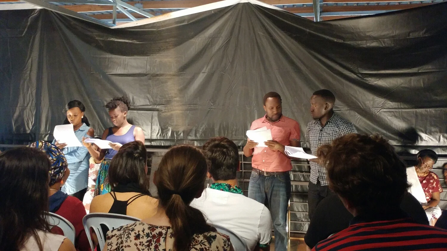 Staged reading of "The Surrogate" by Achiro Patricia Olwoch 