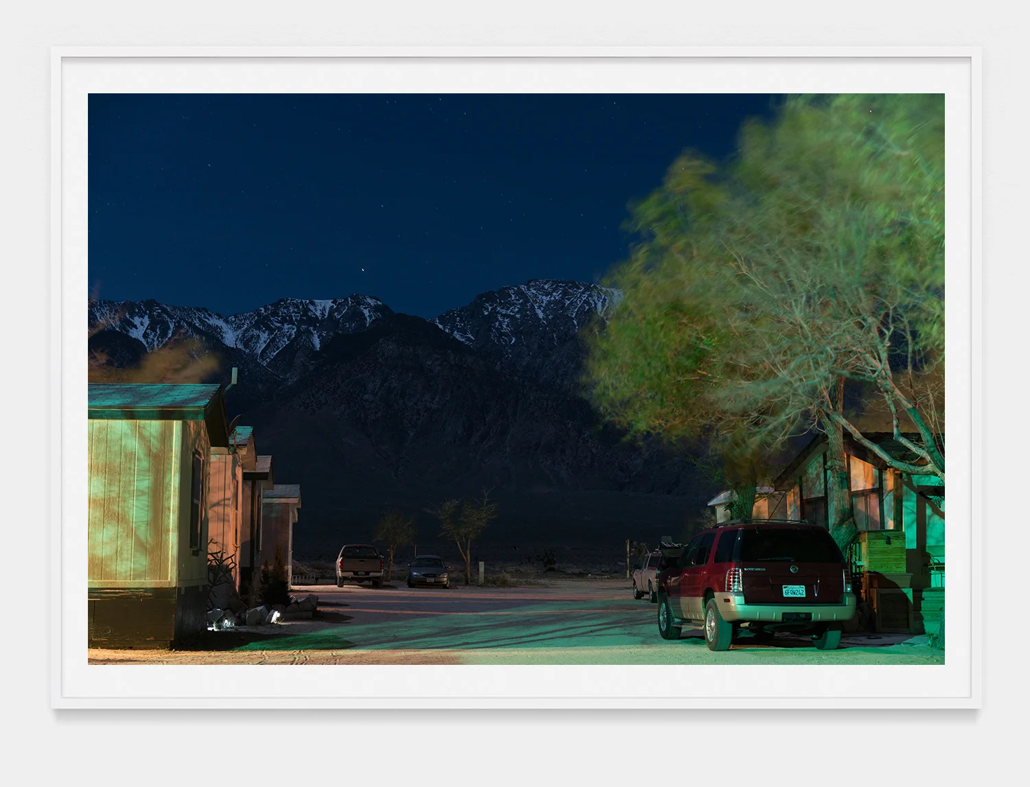 'Green Windy Night_To the east ' 2016 42"x64" Archival pigment print.