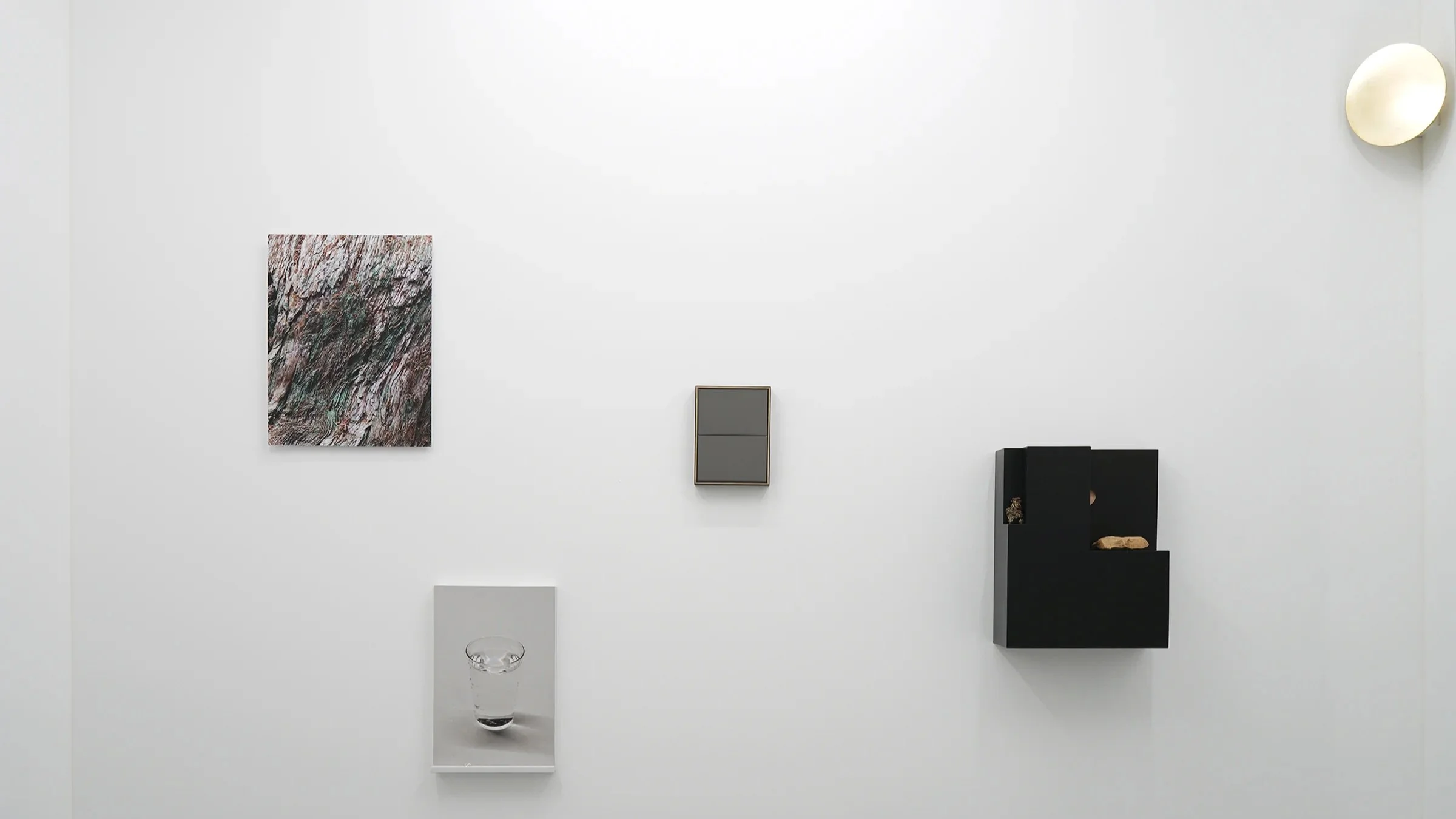 Installation view, Dusk to Dust, Present Co., Brooklyn, NY, 2017.