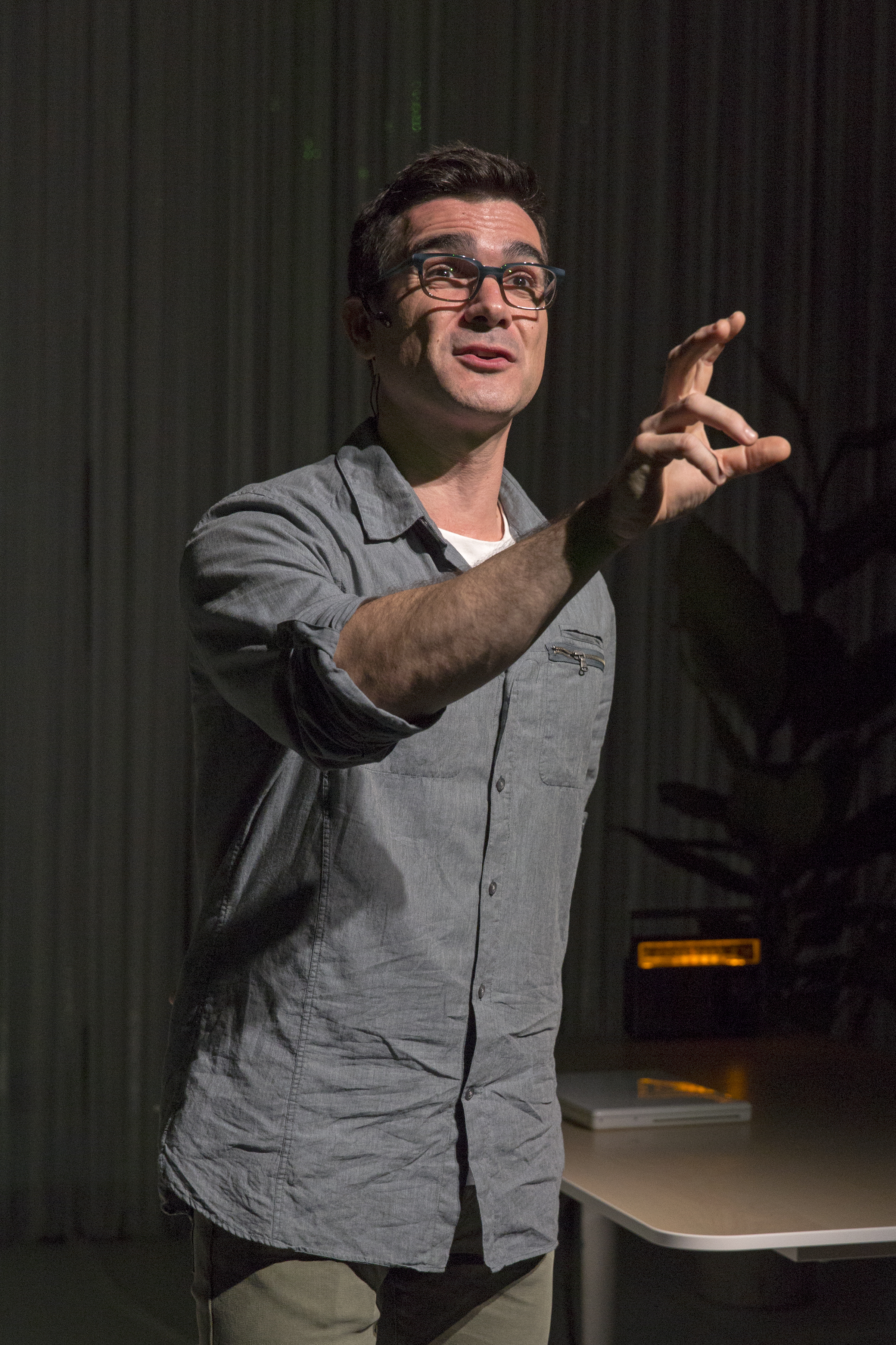 Dan Domingues in The Undertaking. Photo by Richard Termine