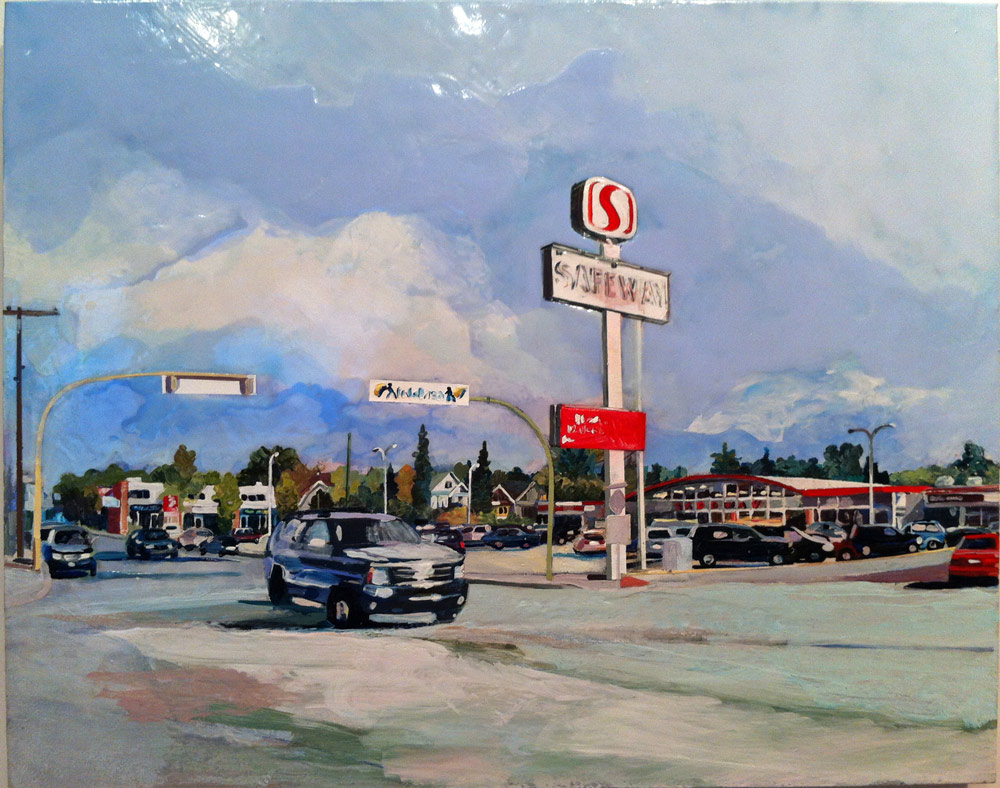 13th Ave. Safeway, Acrylic/Canvas, 2012