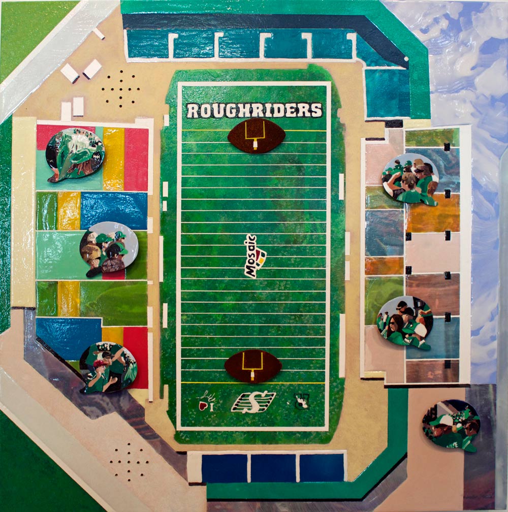 Game Board 2, 20" x 20", 2013 