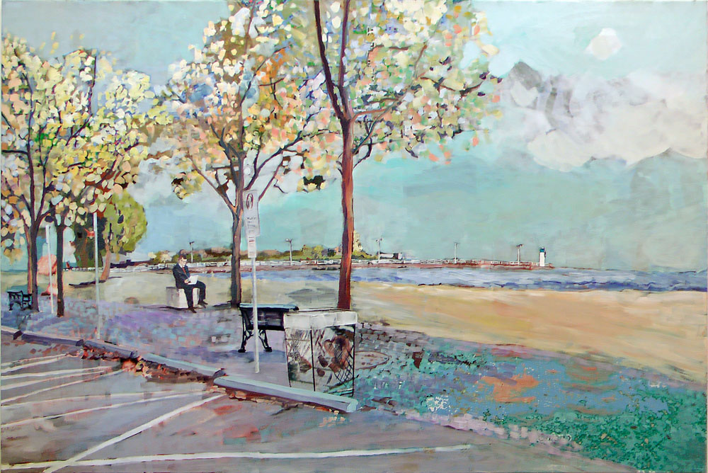 At the Lakeshore, 40" x 60", 2012